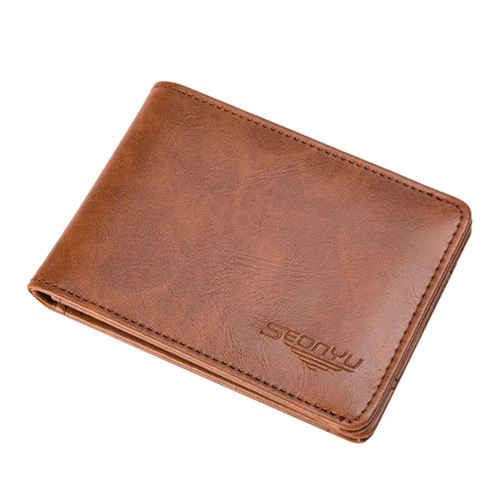 

Money Clip Wallets For Credit Cards Travel Portefeuille Homme Slim Money Clip Cash Leather Card #h2