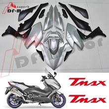 Motorcycle Tmax Fairing ABS Plastic Injection Tmax530 Fairing Kit Bodywork Bolts for Yamaha Tmax 530 2017 2018 2019 Matte silver Motorcycle Tmax Fairing ABS Plastic Injection Tmax530 Fairing Kit Bodywork Bolts for Yamaha Tmax 530 2017 2018 2019 Matte silver