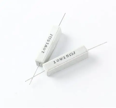 

10 pcs Electronic Component Ceramic Cement Resistor 15 ohm 15R 10W Resistance 5% good quality