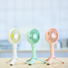 Портативный мини перезаряжаемый USB вентилятор охлаждения 3 скорости Настольный кулер с кронштейном