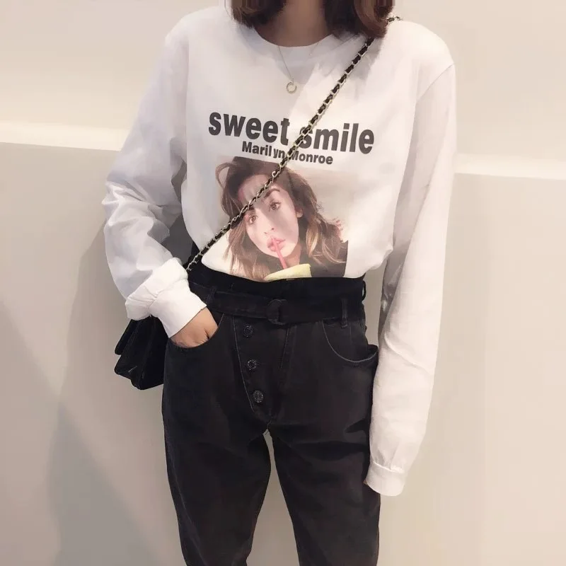 Hosen женские брюки herem 5xl большого размера свободные уличная одежда harajuku до