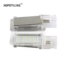 2x luce di Portello del LED Interni Luce di Cortesia Lampada Vano Piedi Luce per Caddy CC EOS Jetta Passat Polo Tiguan Touareg Sedile skoda ha condotto