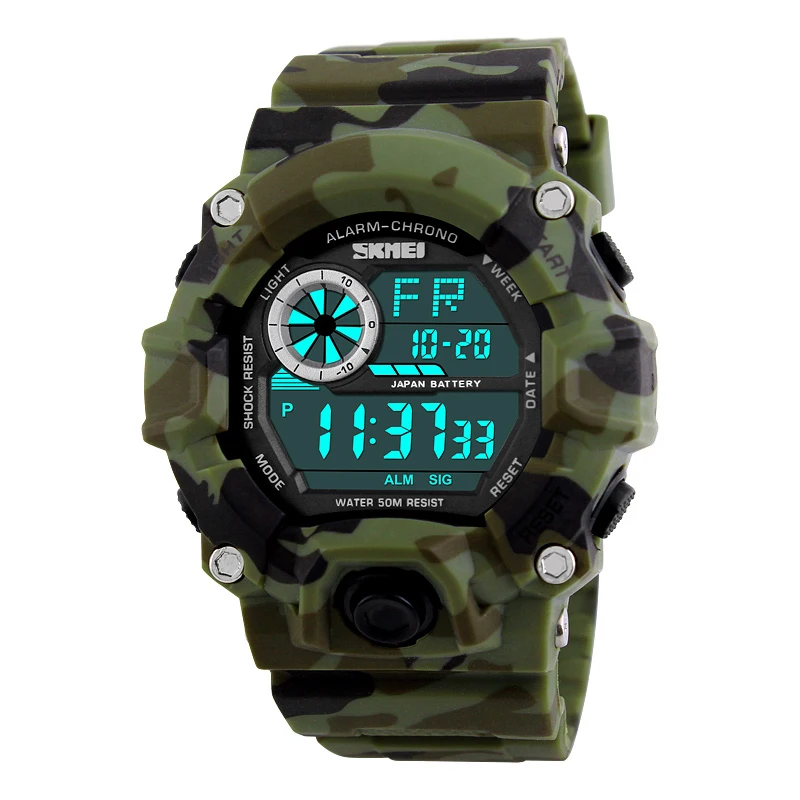 Prix pour SKMEI Armée Camouflage led militaire montres hommes relojes numérique sport montres relogio masculino esportivo s choc horloge Prix pour SKMEI Armée Camouflage led militaire montres hommes relojes numérique sport montres relogio masculino esportivo s choc horloge