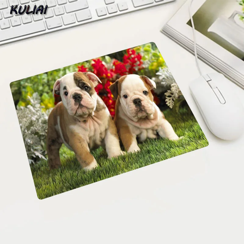XGZ Симпатичные Puppy Brother настольные коврики для мыши резиновые прокладки