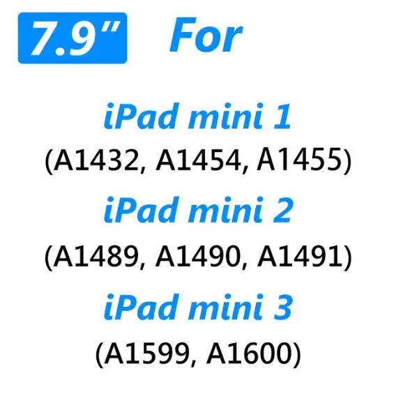 Закаленное стекло для Apple iPad 9,7 дюймов Pro 10,5 Pro 11 стеклянная пленка для iPad Air 2 Mini 1 2 3 4 защитная пленка для экрана - Цвет: For Ipad mini 1 2 3