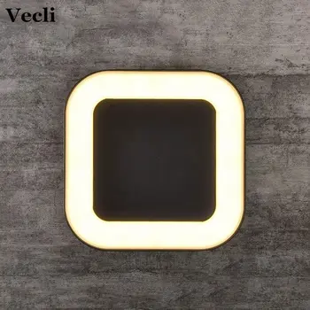 

[Vecli] Modern Surface Mounted LED Wall Lamps Outdoor Waterproof IP65 Aluminum Wall Lights Garden Lights