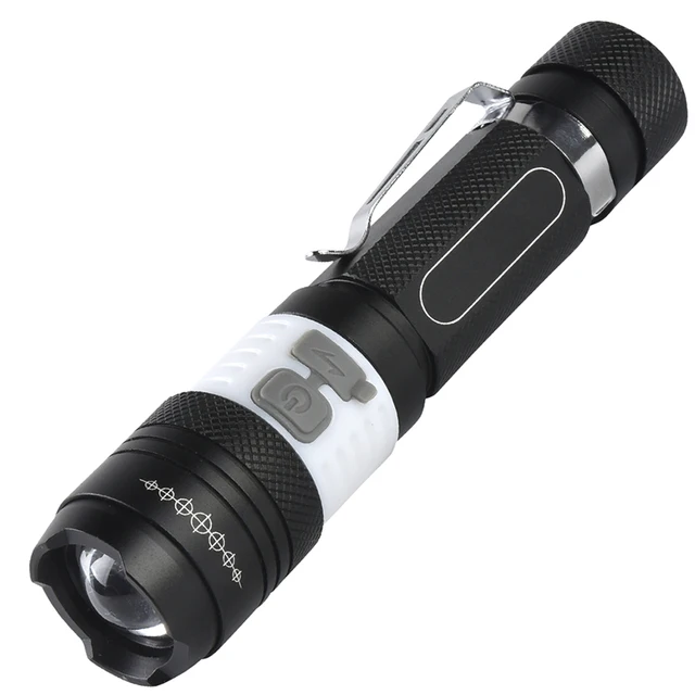 Portable Light mini USB LED flashlight XM L T6 torch rechargeable Built in battery Waterproof