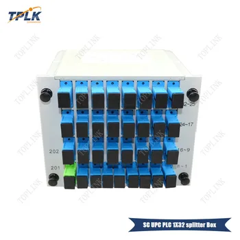 

Free shipping 5pcs/lot 1X32 SC UPC PLC cassette box SC UPC PLC 1X32 fiber splitter Box FTTH PLC cassette box hot sale