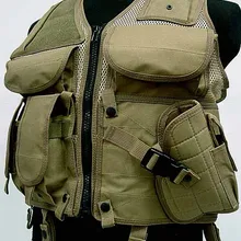 Тактический сетчатый жилет камуфляжная форма для страйкбола мужские карманы Открытый Рыбалка жилет спортивный Фотограф Жилет Куртка-безрукавка