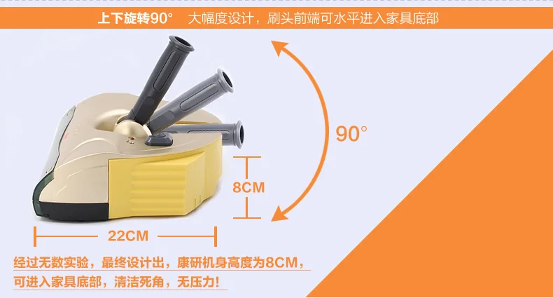 Уборочная машина ручной толчок типа Автоматический подметальный робот Интеллектуальный беспроводной бытовой электрический веник