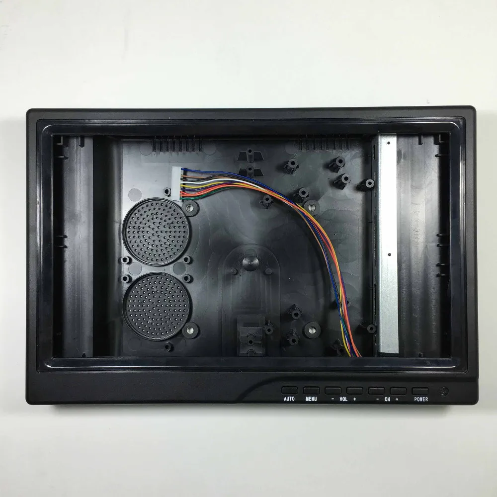  Plastic case for 10.1inch 1366x768 16:9 LCD screen for HDMI+VGA+DVI LCD driver board M.NT68676
