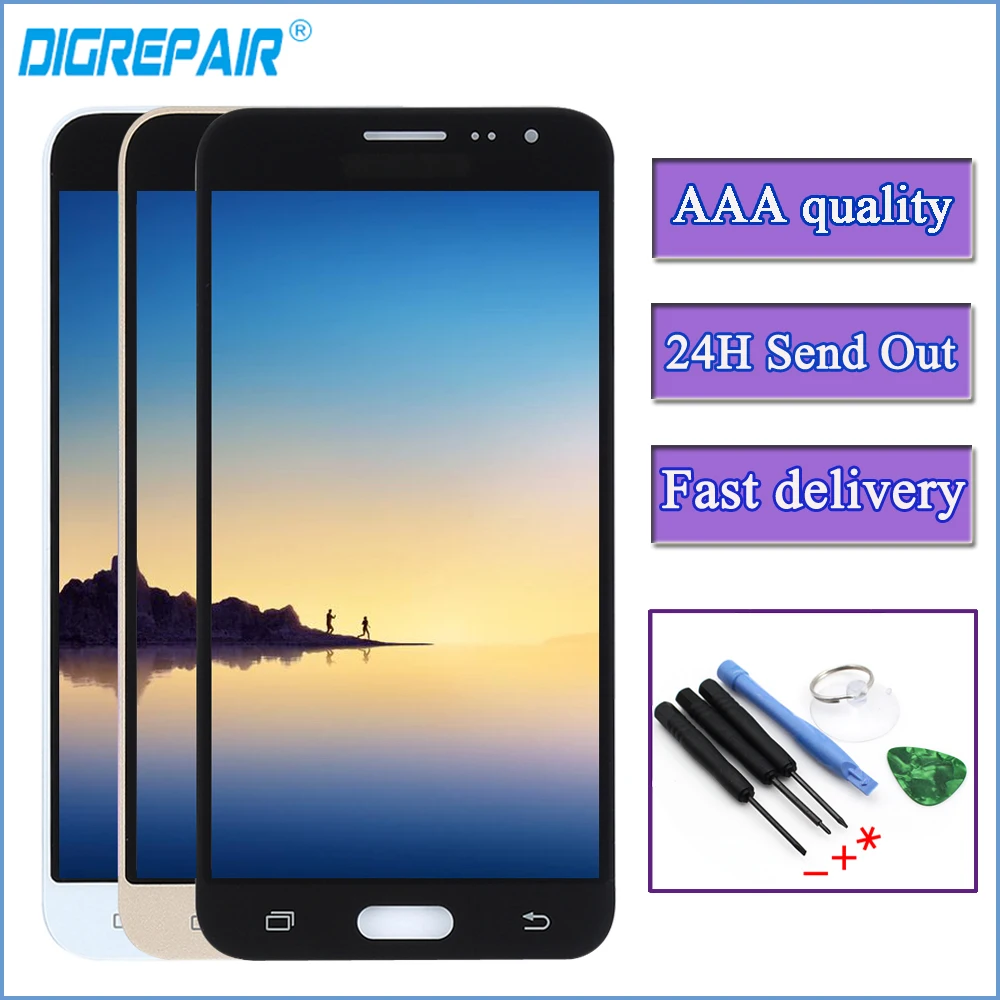 

For Samsung Galaxy J3 2016 lcd J320F J320M J320H LCD Display Touch Screen Digitizer Full Assembly replacement Parts J320f lcd