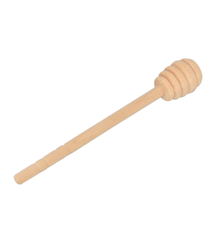 10Pcs Wooden Honey Jam Stick Wood Spoon Stir Bar for Mixing Splash Beekeeping Tool 14cm Bee Equipment Wholesale