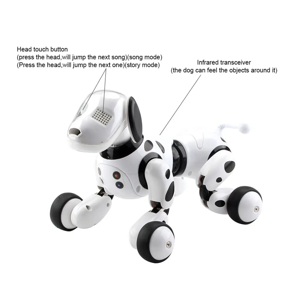Робот, собака, электронный питомец, умная собака, робот, игрушка 2,4 г, умный беспроводной говорящий пульт дистанционного управления, детский