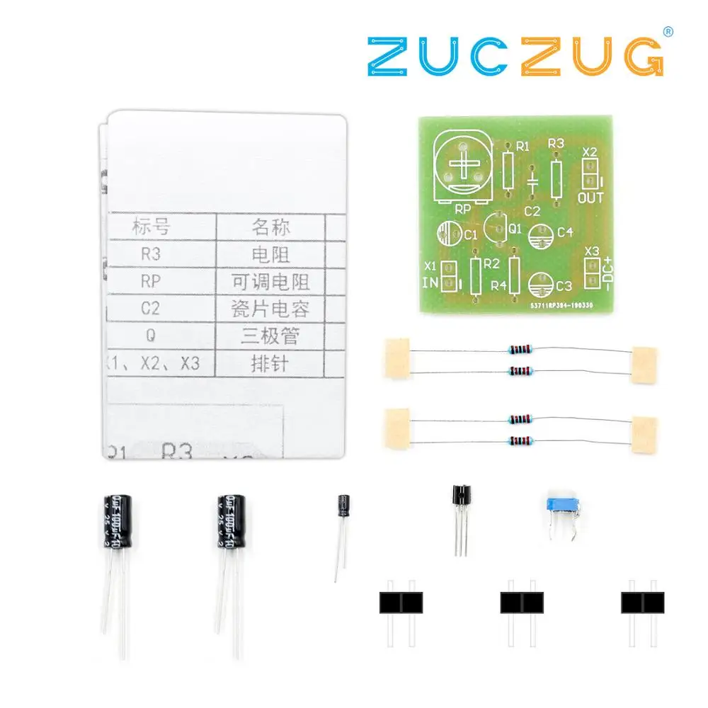 

DIY Kit DC12V Typical Division Voltage Bias Single Tube Low Frequency Amplifier Circuit Board DIY