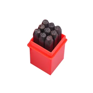 Новый набор штампов, закаленная сталь, металл, дерево, кожа, пробойник, инструменты, ремесло, уплотнение, PAK55 - изображение