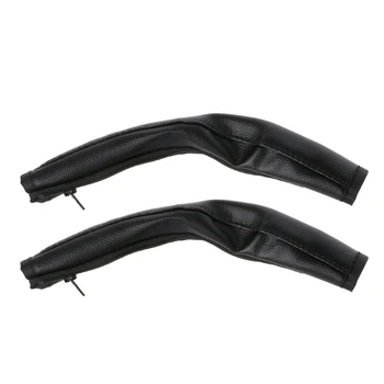 

2 Pcs/Set Stroller Armrest Protective Cover Baby Pram Stroller Handle Bar Leather Protective Grip Armrest Cover fr024