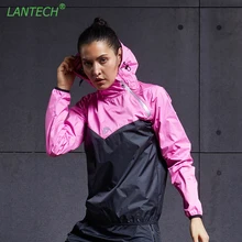 LANTECH Женская куртка для бега, спортивная одежда для йоги, фитнеса, бега, гимнастики, куртка, одежда с длинным рукавом, топы