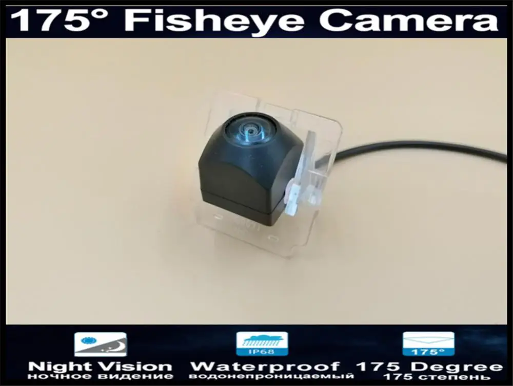 

Car Rear view Camera 175 Degree 1080P Parking Reverse Camera For Mitsubishi Outlander 2003 2004 2005 2006 2007 2008 2009 2012