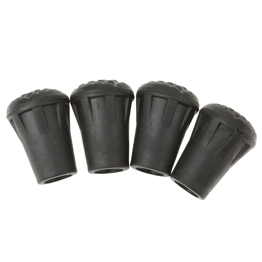 

Pack of 4 3cm Rubber Trekking Pole Tips Protector Walk Tip for Hammers Hiking Poles