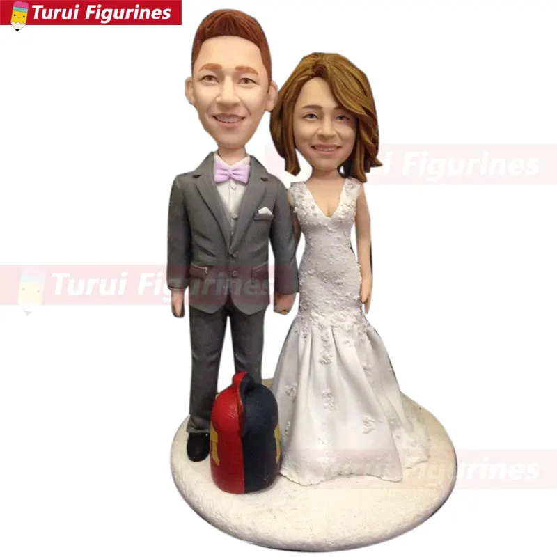 

Custom Bobblehead Cake Topper Custom Wedding Cake Topper Personalized Wedding Cake Topper Wedding Cake Topper Figurine Wedding C