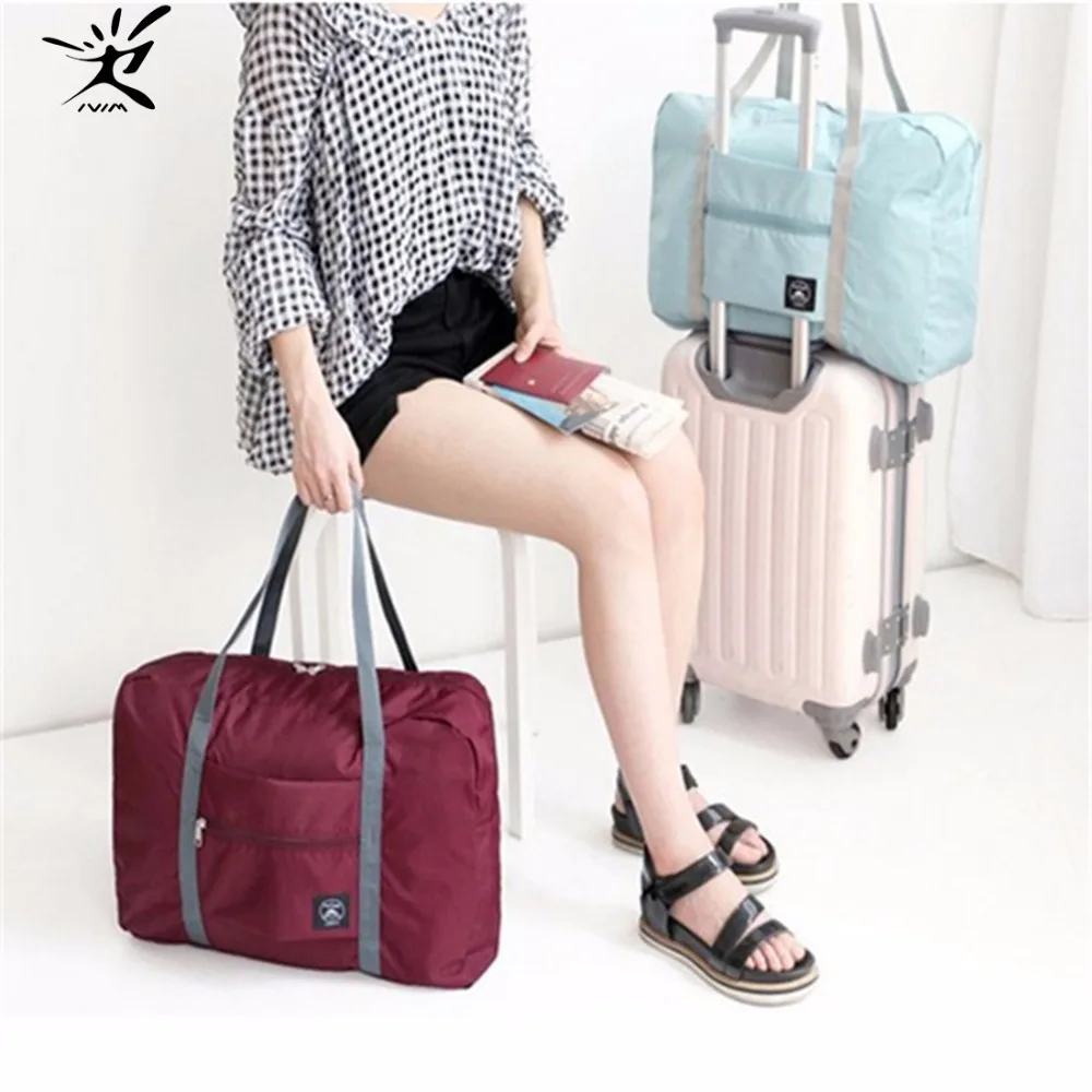 

Sports Bag Women fitness Large Capacity Luggage Bag Folding Travel Waterproof Gym Bags Big Size Zipper Handbags Ultralight