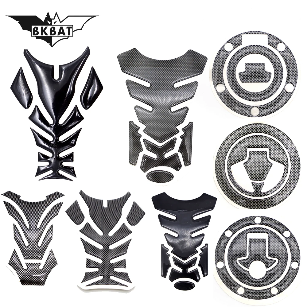 

BKBAT 3D Motorcycle Decal Tank Pad Protector Skull Racing Car Sticker For Honda cbr cbf 600 cb650f cb500x cb190r cb1000r cb 650f