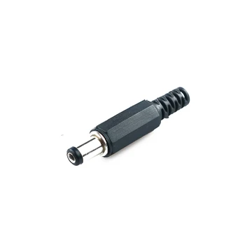 

10Pcs Black 5.5mm x 2.1mm Male Solder DC Power Barrel Tip Socket Plug Jack Connectors Practical Durable Home Improvement