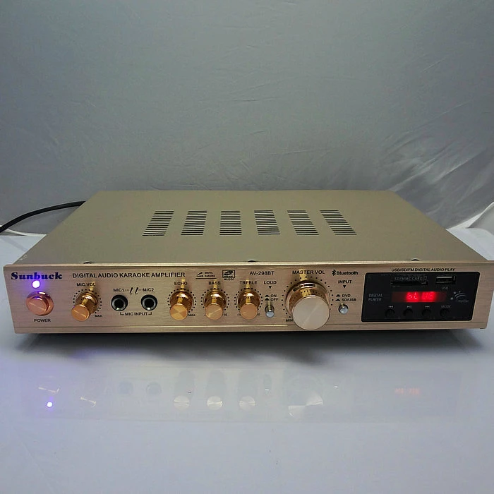 AV-298BT 5198 трубка USB карта Встроенный Bluetooth профессиональный домашний аудио караоке цифровой усилитель высокой мощности