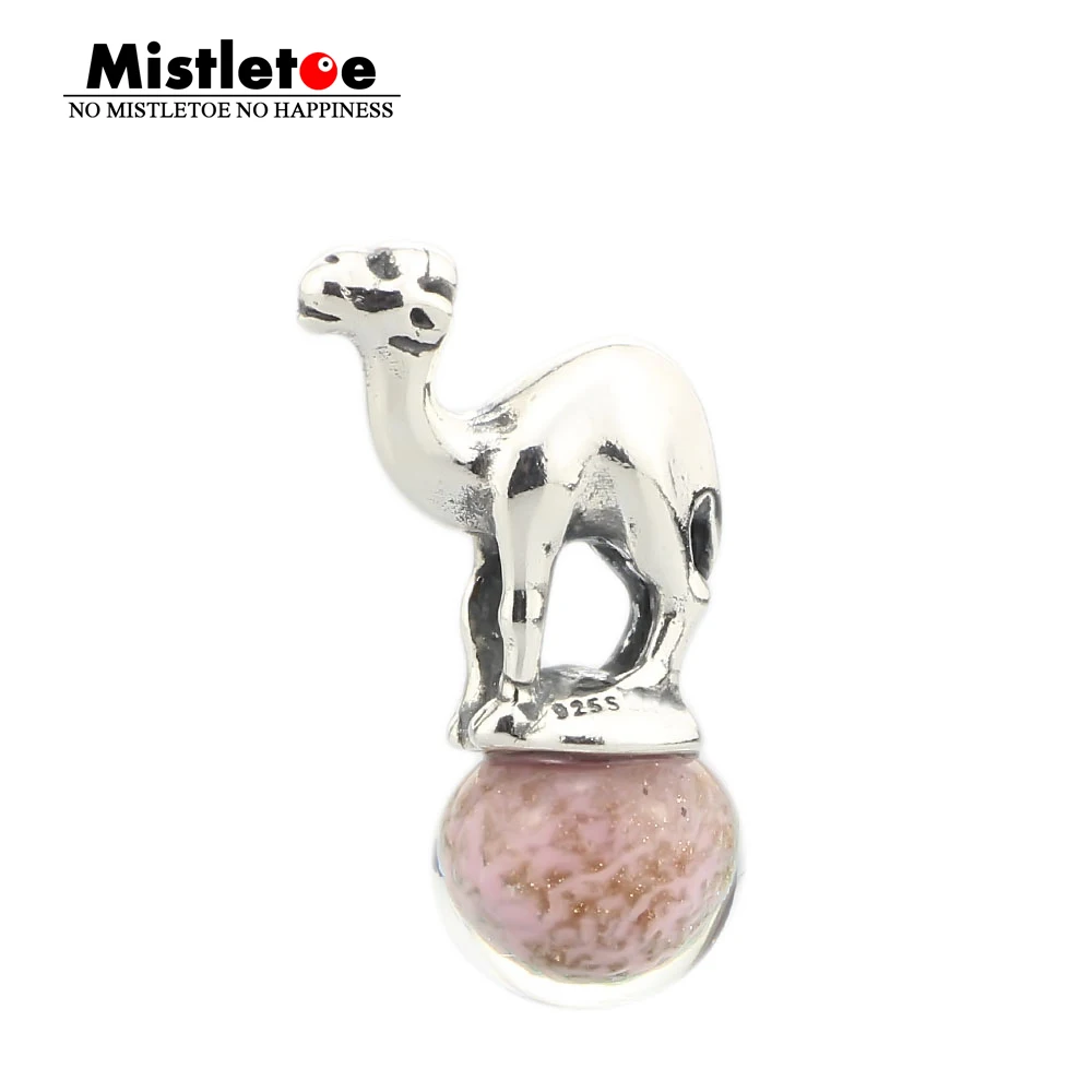 

Mistletoe Jewelry 925 Sterling Silver Animal Dromedary Charm Bead Fit European Troll 3mm Bracelet