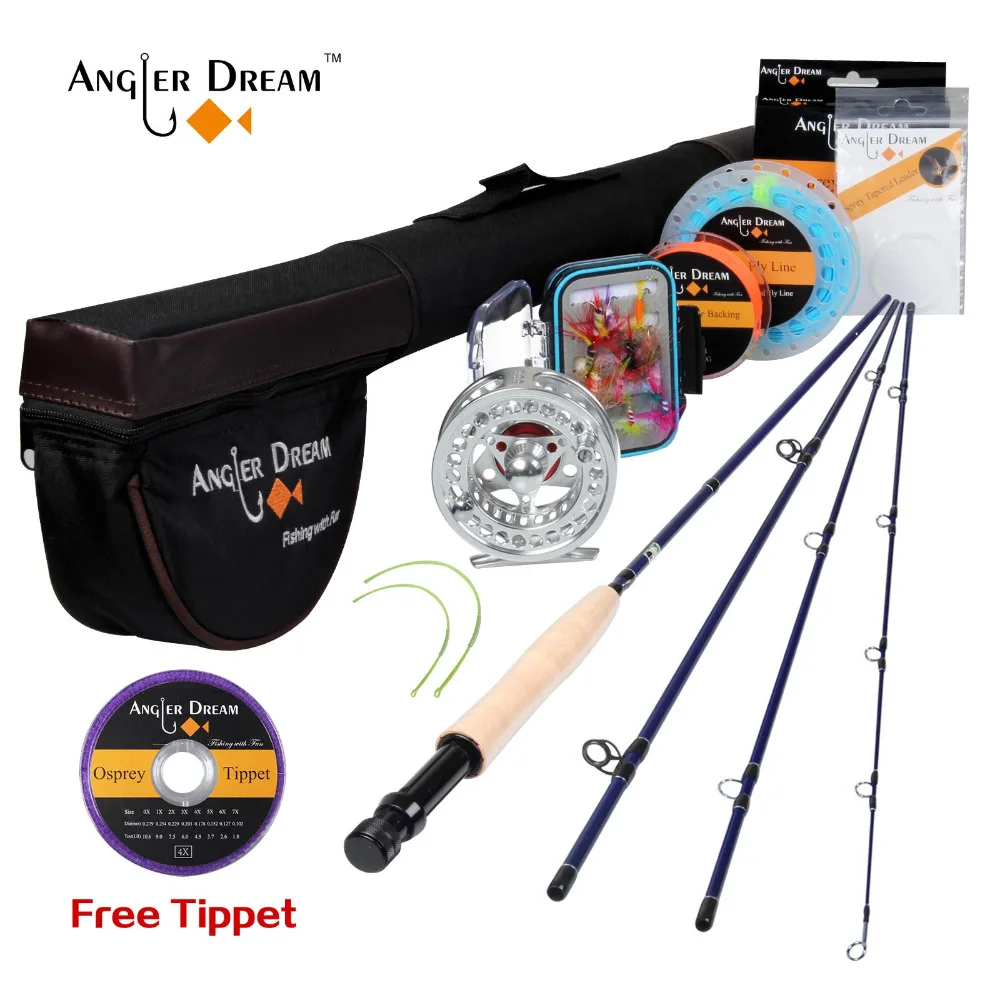 Buy Angler Dream Fly Fishing Set Kit Fishing Rod 9FT