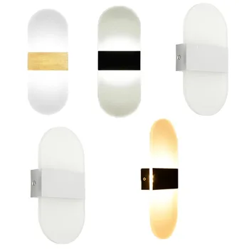 

6W Acrylic Design Shadow Lamp Ceiling Light for Bedrooom Living Room Hotel Bedside Light Wall Decoration Art Light