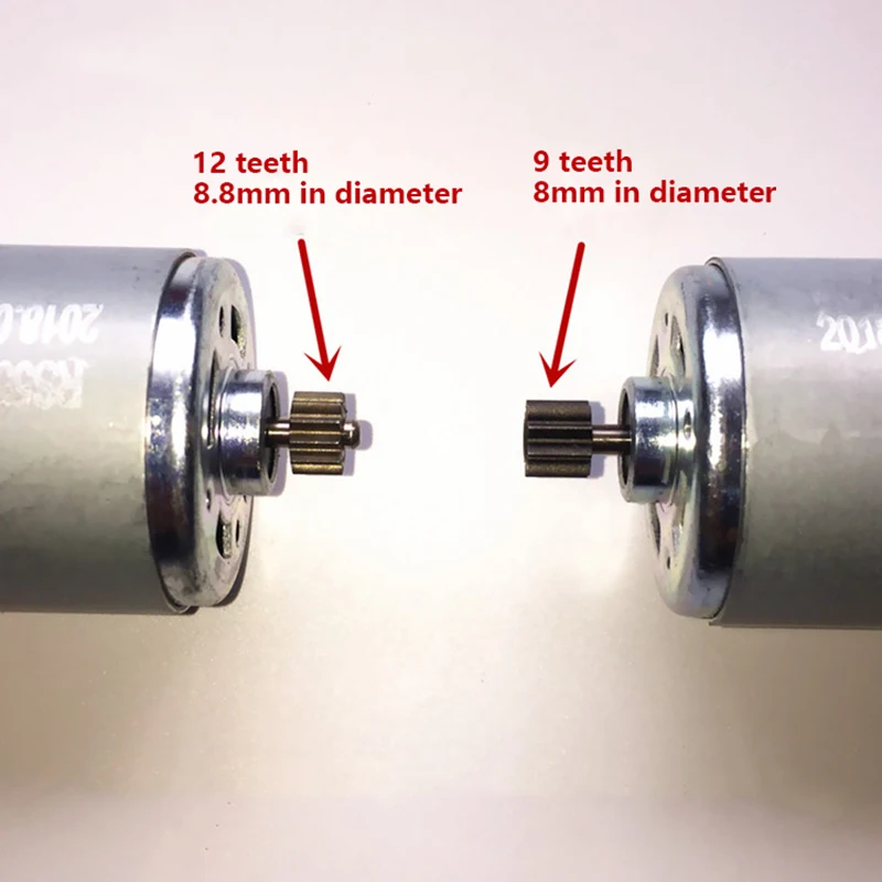 1 шт. металлический двигатель RS550 17 зубьев 14 зубьев 12 В/10,8 В/14,4 В/21 в/24 В Шестерня 3 мм вал для аккумуляторной дрели шуруповерта