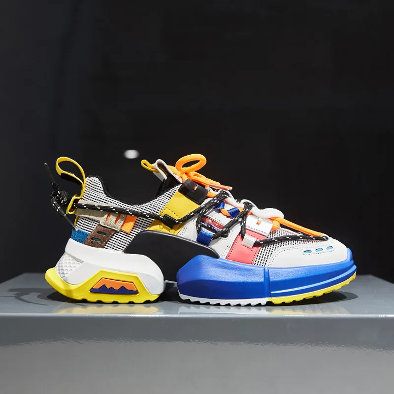 Повседневная обувь Женские кроссовки на платформе zapatos de mujer Модный бренд chaussures