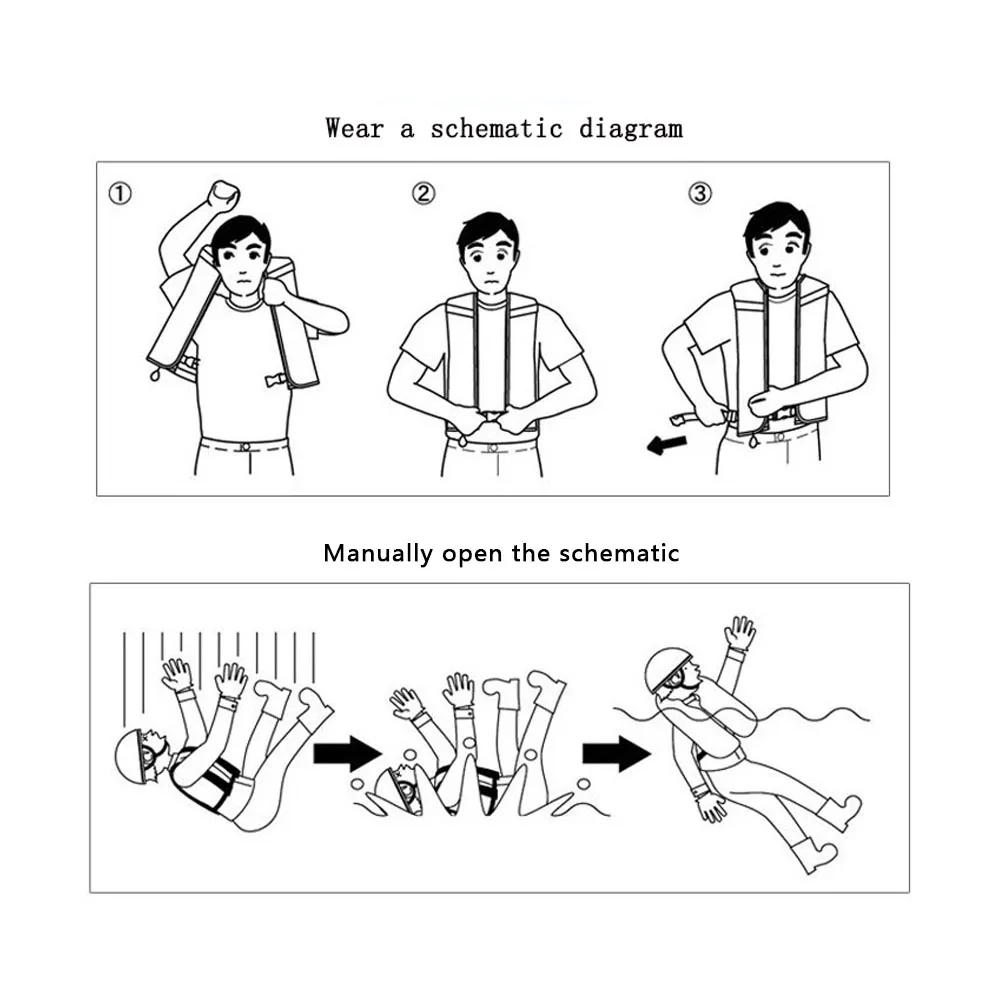 Автоматический ручной надувной спасательный жилет для мужчин и женщин, профессиональный плавающий рыболовный жилет, одежда для плавания, водные виды спорта, плавающий
