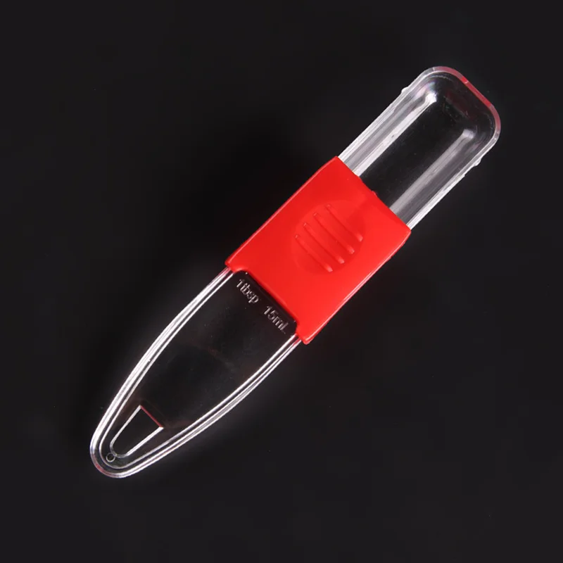 

Plastic scaled scoop double scale adjustable transparent Measuring spoon