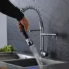 Chrome Kitchen Faucet Pull Down Sprayer Vessel Sink Faucet  360° Rotating Mixer Tap Single Hole Swivel Spouts Dual Sprayers ► Photo 2/6
