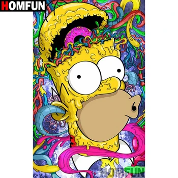 

HOMFUN Full Square/Round Drill 5D DIY Diamond Painting "Cartoon character" Embroidery Cross Stitch 5D Home Decor Gift A17931