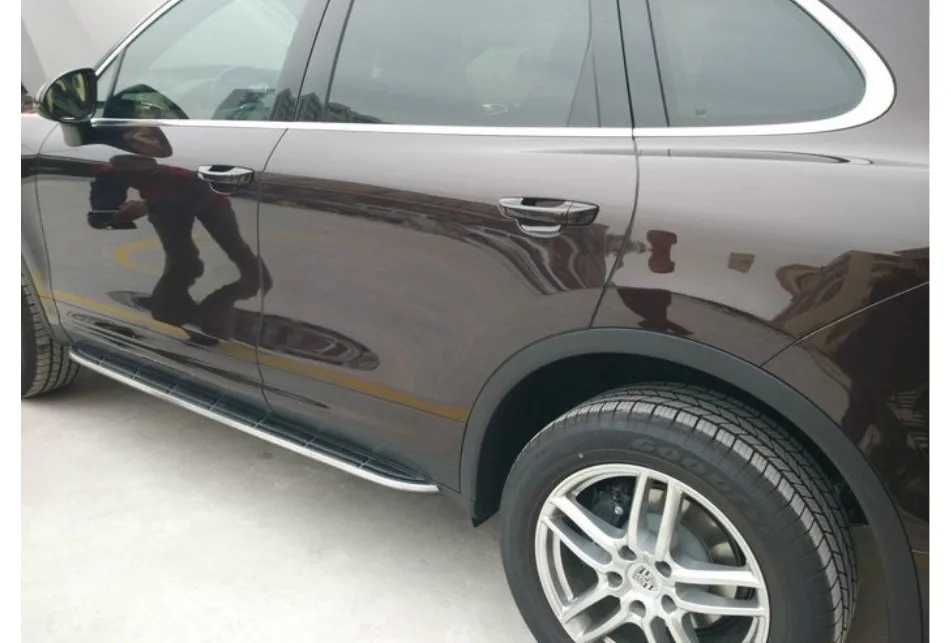 Car Running Boards Auto Side Step Bar Pedals For Porsche Cayenne