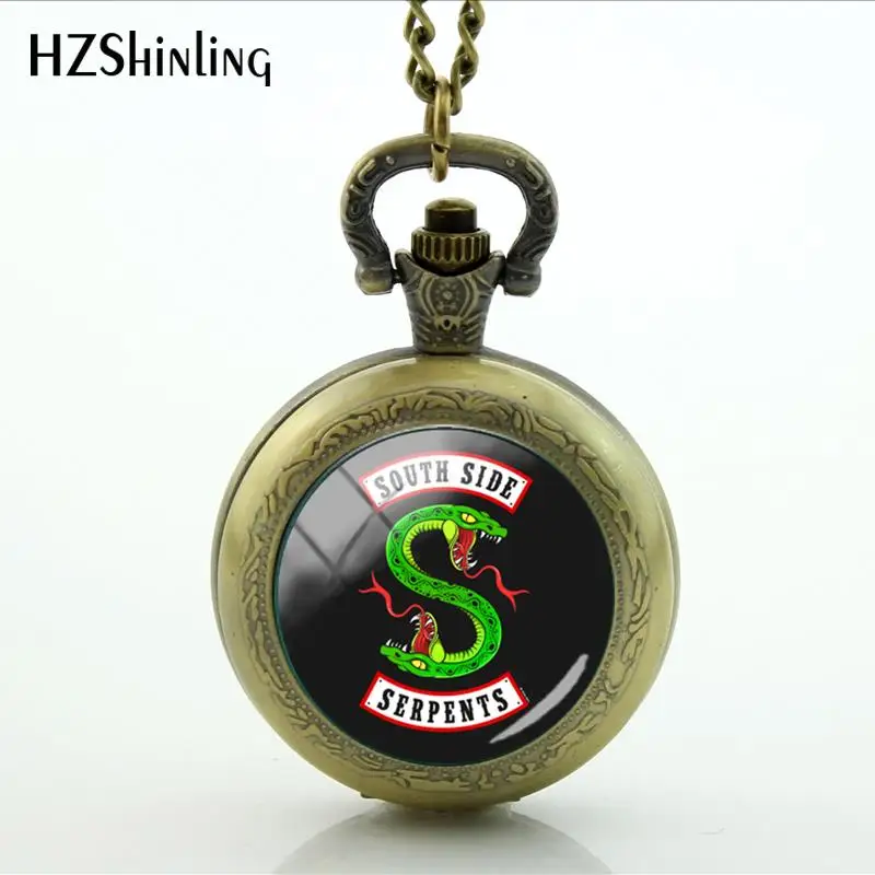 

2018 New Mysteries Of Riverdale Pocket Watch Jughead Jones Jewelry Silver Photo Necklaces Bronze Locket Pocket Watch