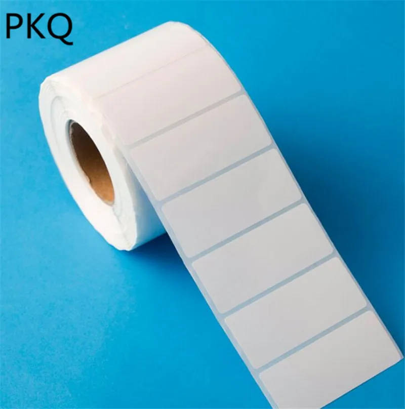 8x6 cm 8x5 cm 8x4 cm 1000 pcs/roll 단일 행 직접 인쇄 열 종이 코팅 용지 레이블 열 전송 인쇄에 적합