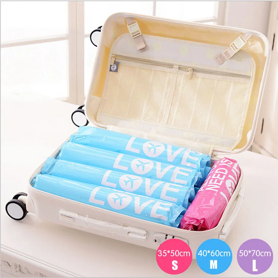 2 Pcs Hand-Rolled Space Saver Storage Bags Compressed Space Vacuum Seal Saver Storage Travel Bag Compression Storage Bags Bins 2 Pcs Hand-Rolled Space Saver Storage Bags Compressed Space Vacuum Seal Saver Storage Travel Bag Compression Storage Bags Bins