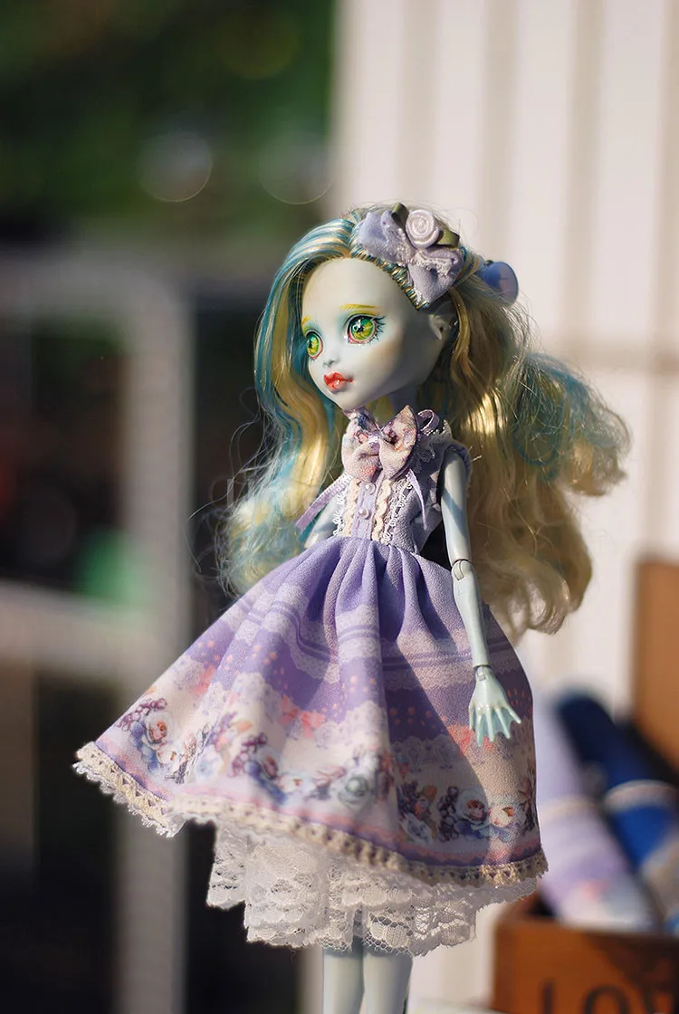 Кастомизация одежды куклы шифон ткань для Blyth, Barbi, BJD, Pullip Кукла Одежда платье Шитье «сделай сам» материал 16*47 см