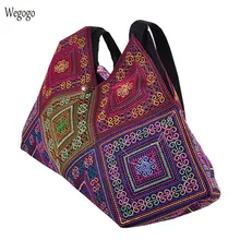 Vintage Women Handbag Ethnic Embroidery Shoulder Bag Lady Vietnam Cross stitch Canvas Totes Travel Beach Bags women floral embroidery bag ladies black crossbody totes canvas three zipper travel beach phone coin bags shoulder messenger bag