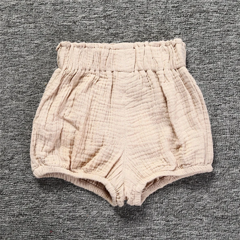 3pcs Cotton Baby Underwear Accessories Solid Print Infant Toddler Underpants Reusable Washable Panties for Boys and Girls 3M-24M
