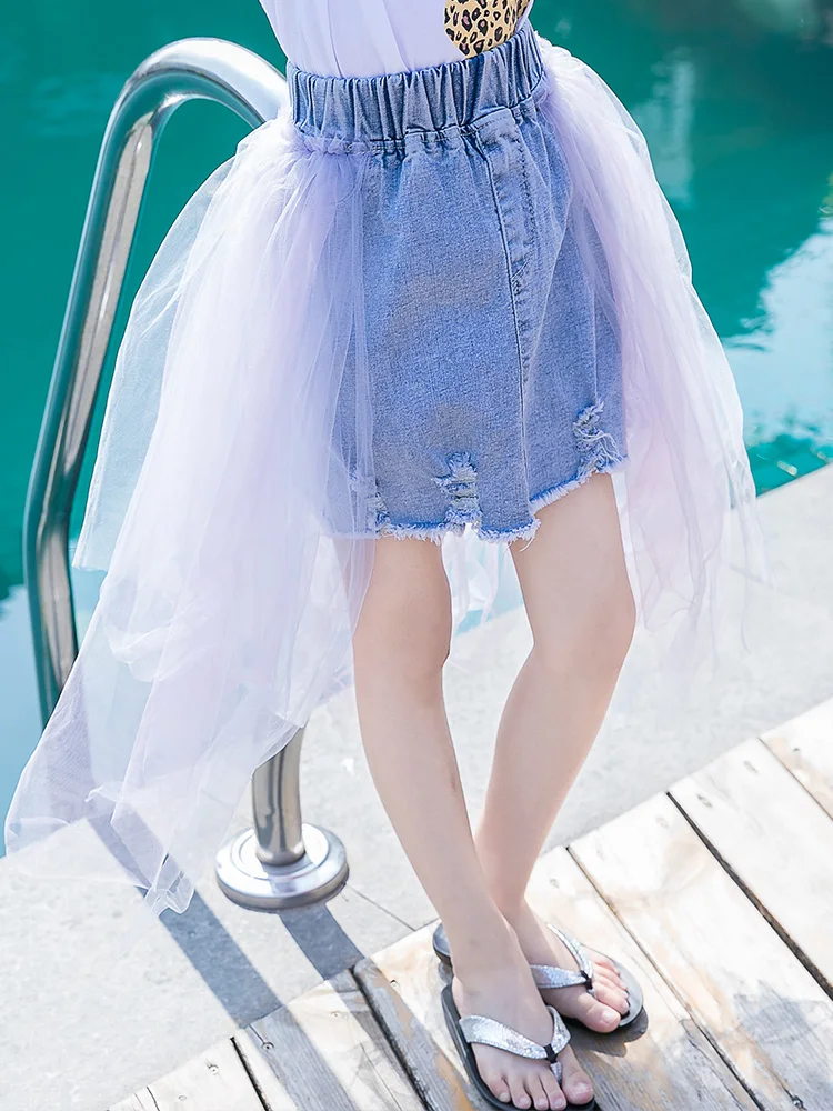 

Teenagers Baby Girl Skirt 2019 Summer New Fashion Kids Skirt Denim Skirts For Girls Children Big Girl 10 12 14 Faldas Saia Jupe
