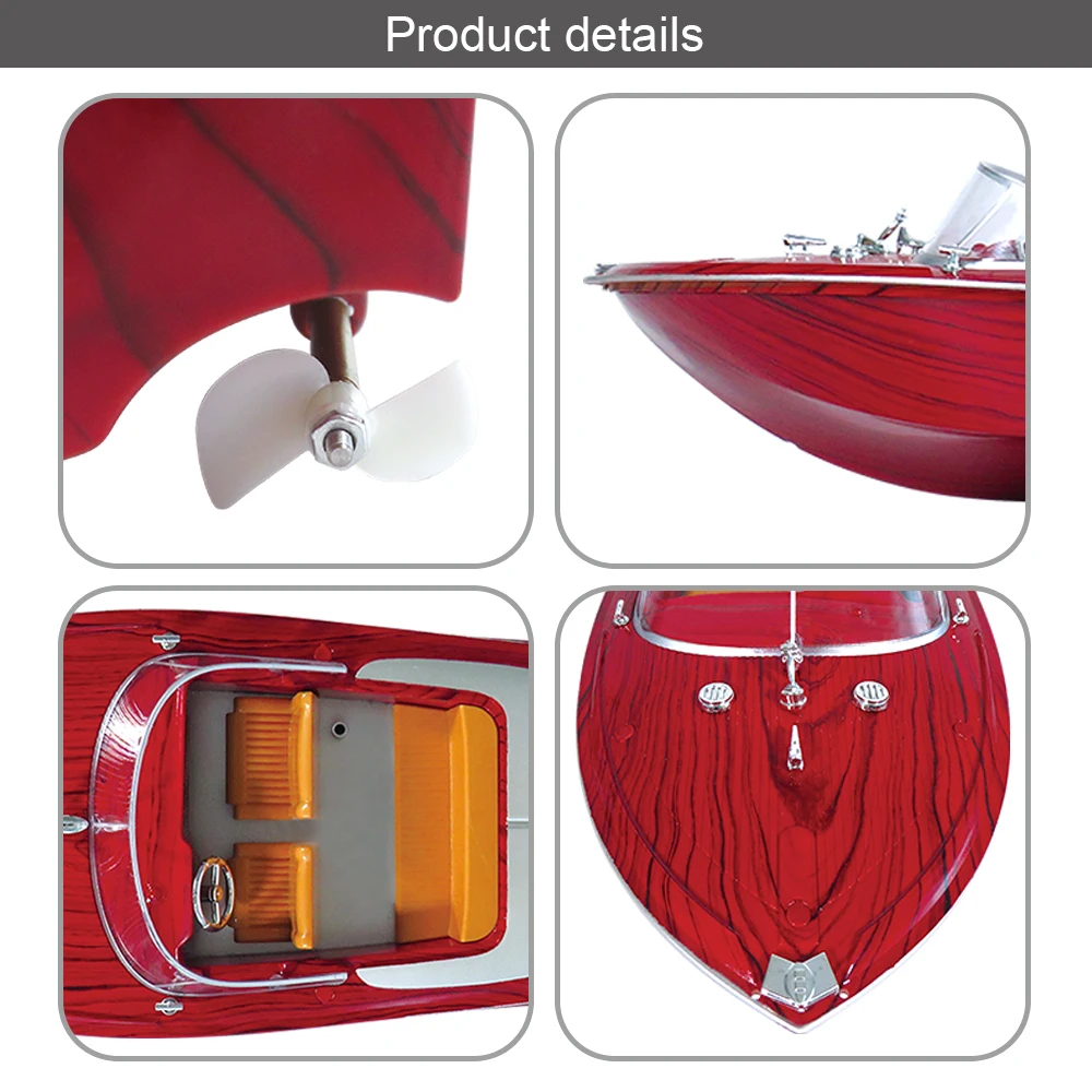 Flytec_V001 25KMH_High Speed_RC_Boat Remote_Control Racing_Speedboat_12