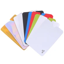 10 шт. с протекторами для банковских карт безопасный рукав RFID Блокировка ID держатель фольги щит ID держатель для карт значки паспорт