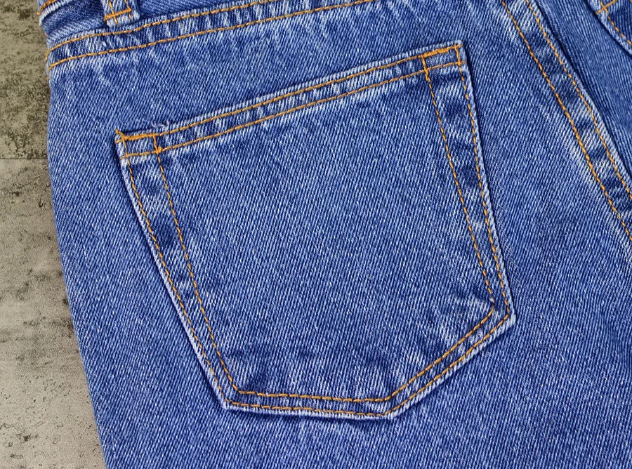 Europe and the United States women's high waist loose straight jeans nine pants bilateral zipper adjustment tassel tassels up to people section (23)