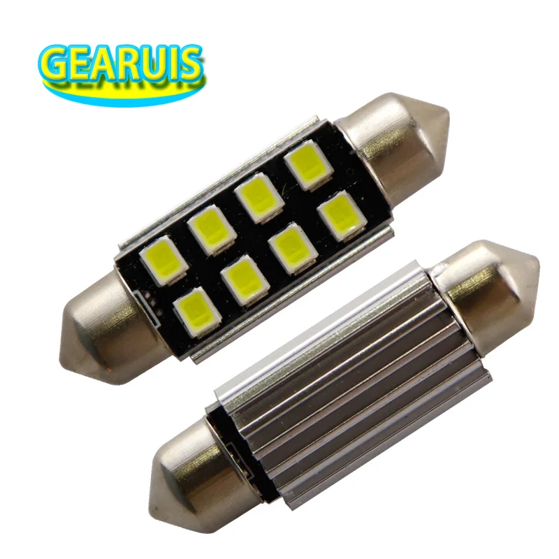 100X Festoon C5W Canbus 0.15A 8 SMD 2835 Светодиодный светильник без ошибок 150 мА 31 мм 36 39 41